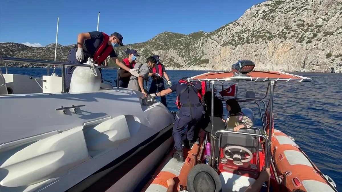 Muğla’da 38 Düzensiz Göçmen Kurtarıldı